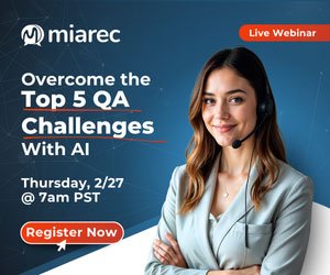 Overcome The Top 5 Contact Center QA Challenges With AI – Webinar